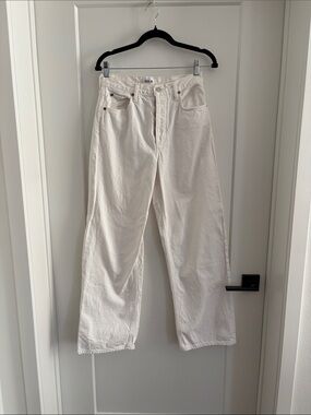 AGOLDE Low Slung Baggy Jeans 30.5" - Milkshake